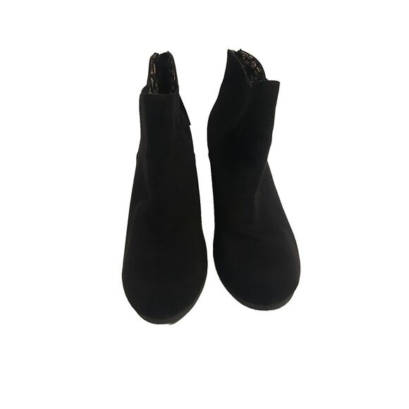 Maurices black wedge booties womens size 12M Round Toe Excellent Shape - Picture 1 of 7